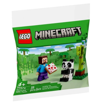 LEGO(R) MINECRAFT 30672 Steve i mala panda